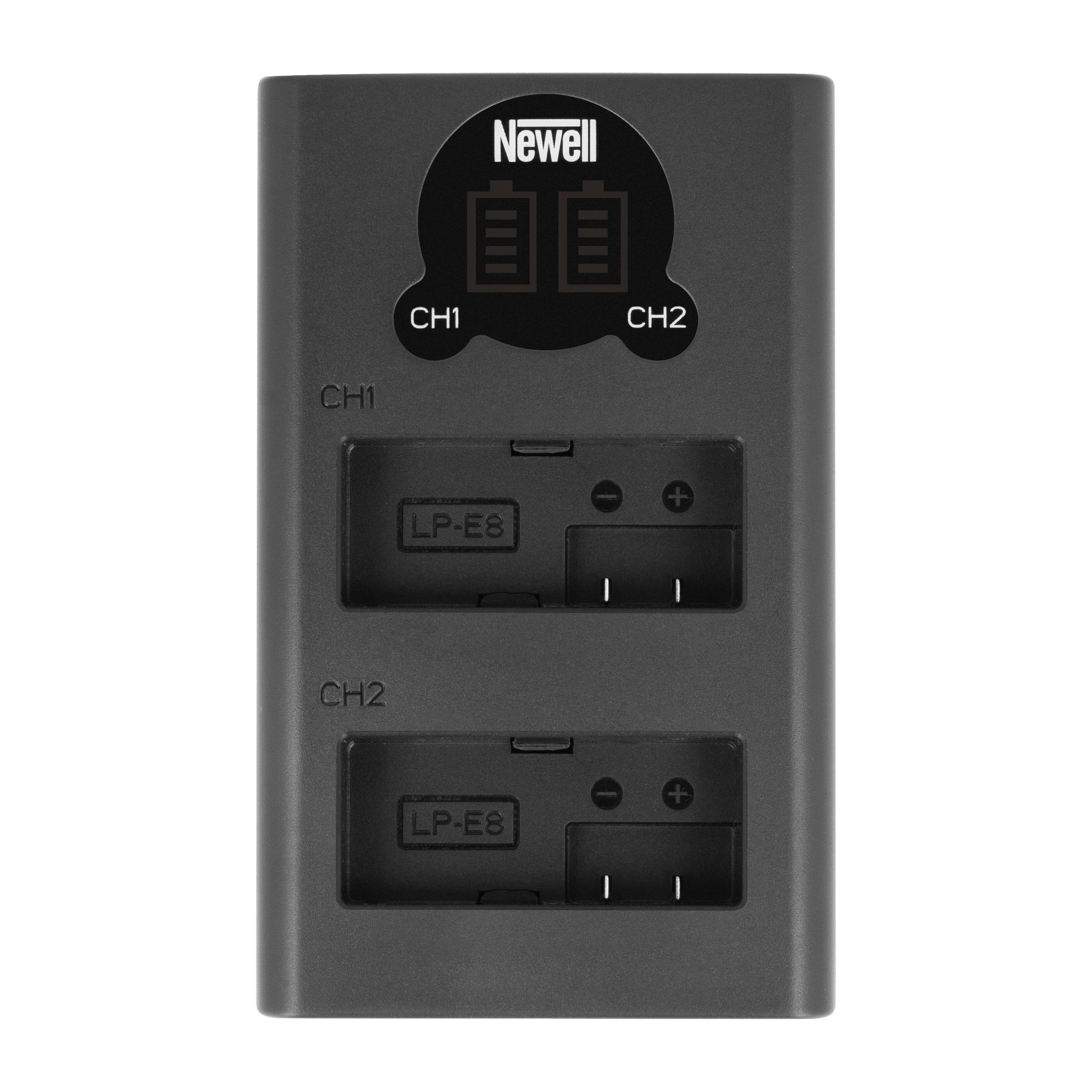 Newell DL-USB-C dual channel charger for LP-E8