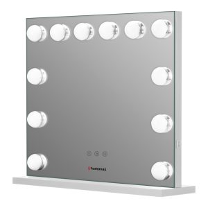 Humanas HS-HM02 Make-up Mirror with Led Lighting - white