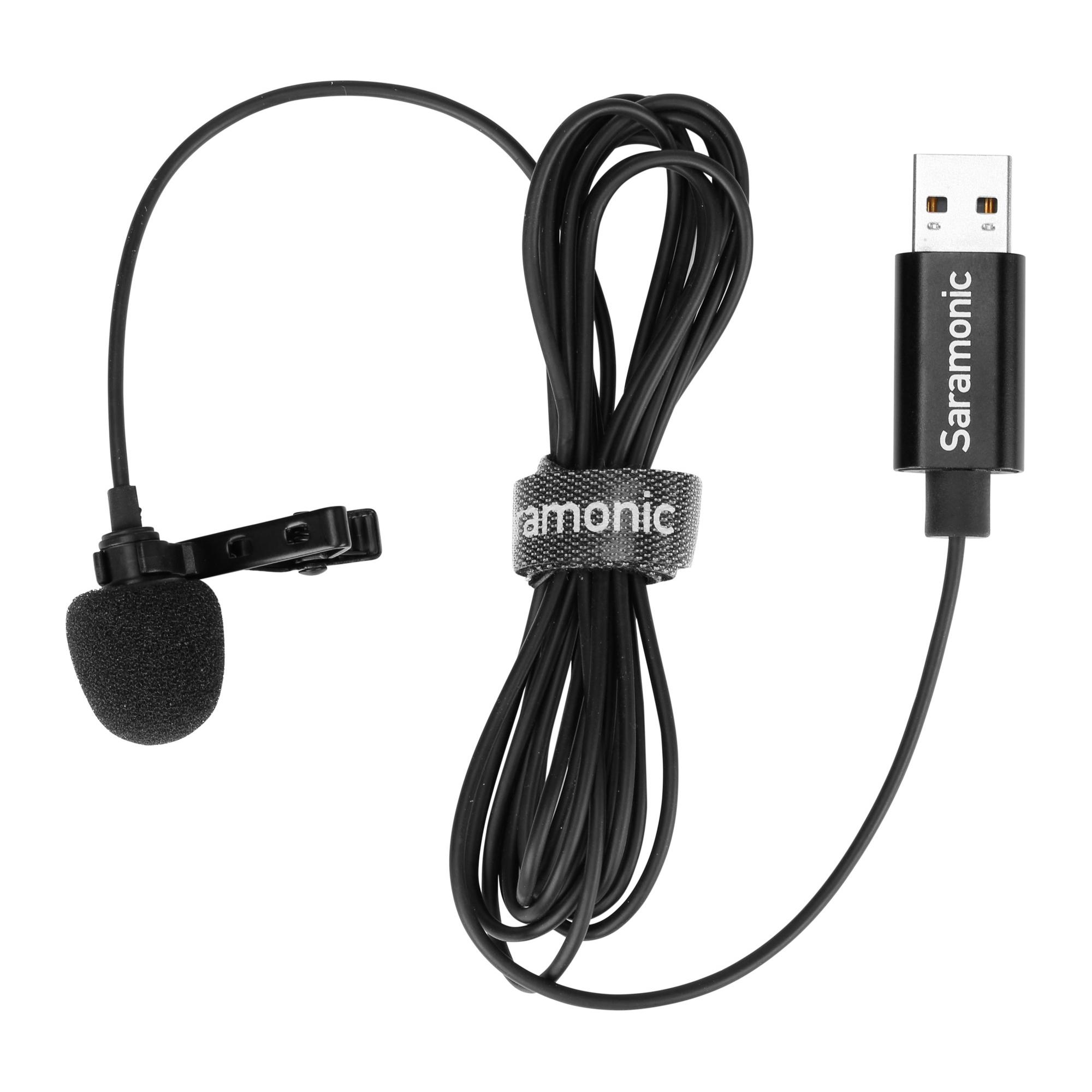 Saramonic SR-ULM10 tie microphone with USB connector