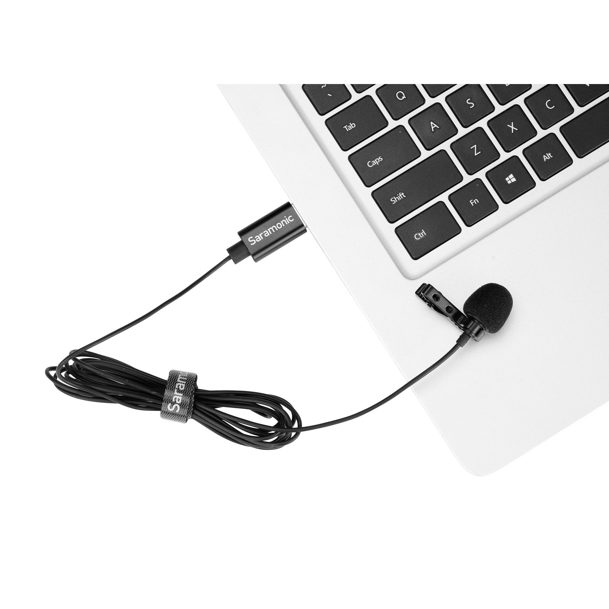 Saramonic SR-ULM10 tie microphone with USB connector - Image 2