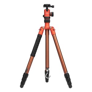 Fotopro X-go Chameleon tripod with FPH-52Q ball-head Orange-brown