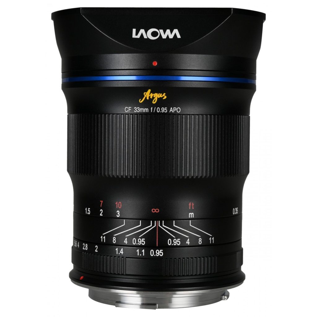 Venus Optics Argus 33mm f/0.95 APO CF lens for Canon RF