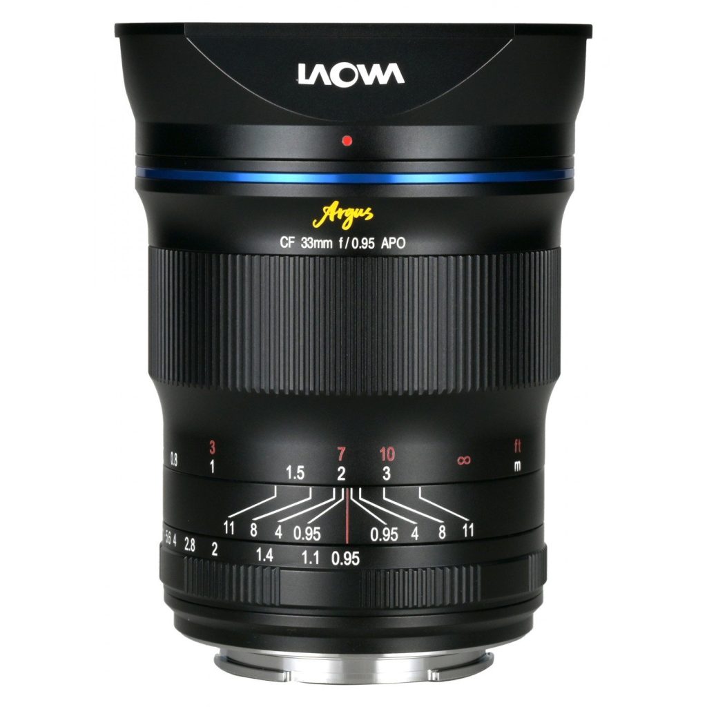 Venus Optics Argus 33 mm f/0.95 APO CF lens for Sony E