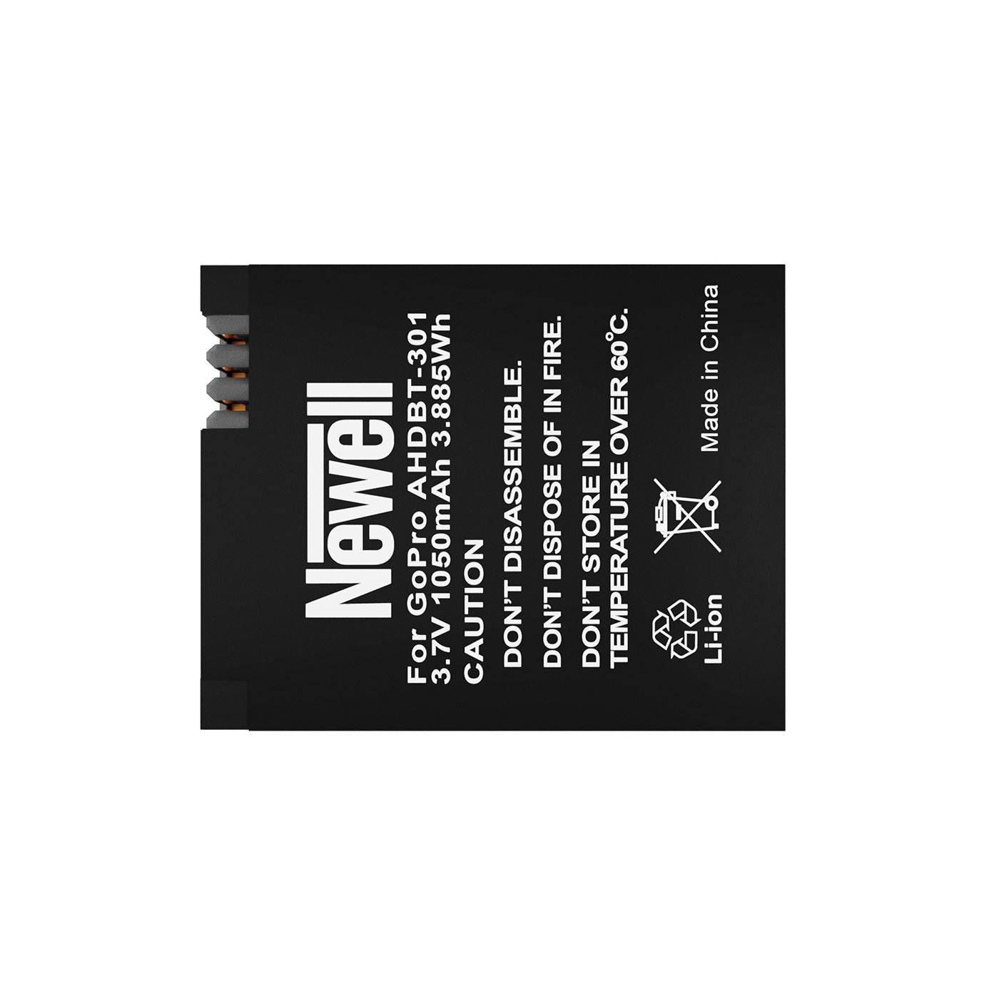 Newell replacement battery AHDBT-301 for GoPro - Image 2