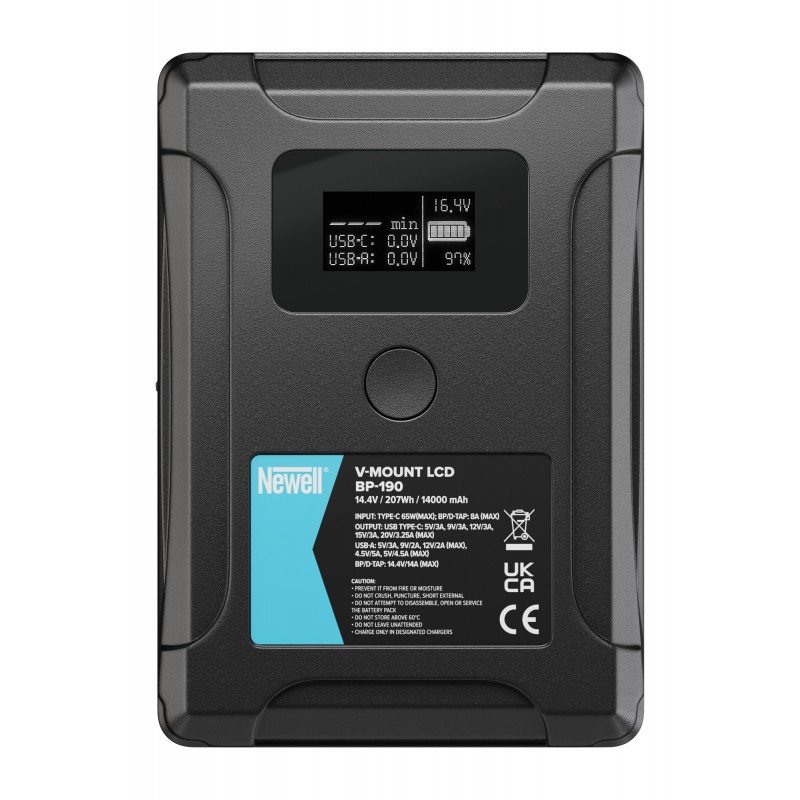 Newell BP-190 LCD V-Mount Battery Pack - Image 3