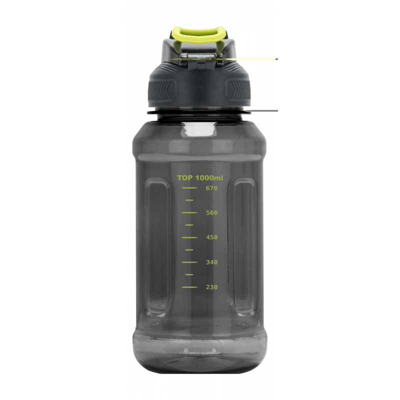 KiCA Hydro+ sports bottle 1000 ml - black - Image 2