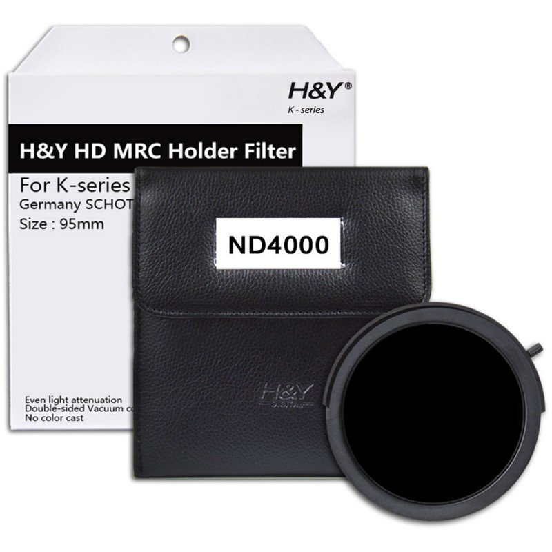 Circular filter grey ND4000 K-series H&Y HD MRC - 95 mm Drop in - Image 3