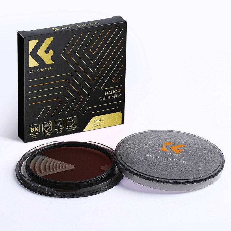 K&F Concept Nano-X CPL circular polarizing filter - 77 mm - Image 2