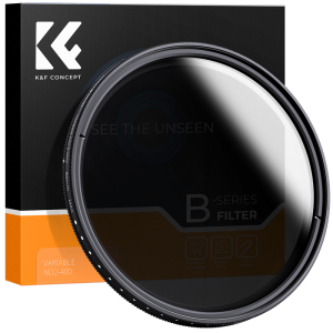 K&F Concept B-Series Fader ND2-400 - 55 mm adjustable gray filter