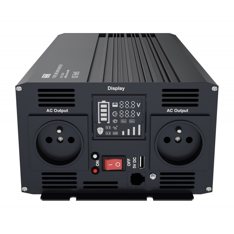 Newell voltage converter with pure sine wave - 12 V / 230 V, 2000 W. - Image 3