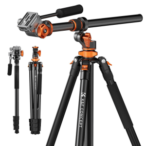 K&F Concept T254A7 video tripod with FH-03 head
