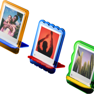 POLAROID Coloured Acrylic Photo Frames 3 Pack